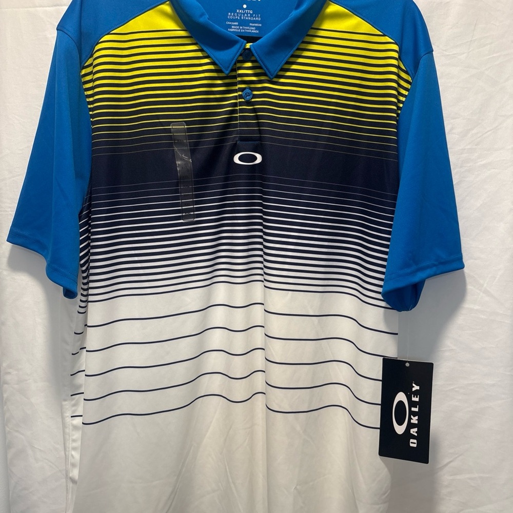 Oakley Tee Shirt New With Tags XXL Mens Westin Polo Ohydrolix Tennis Polyester